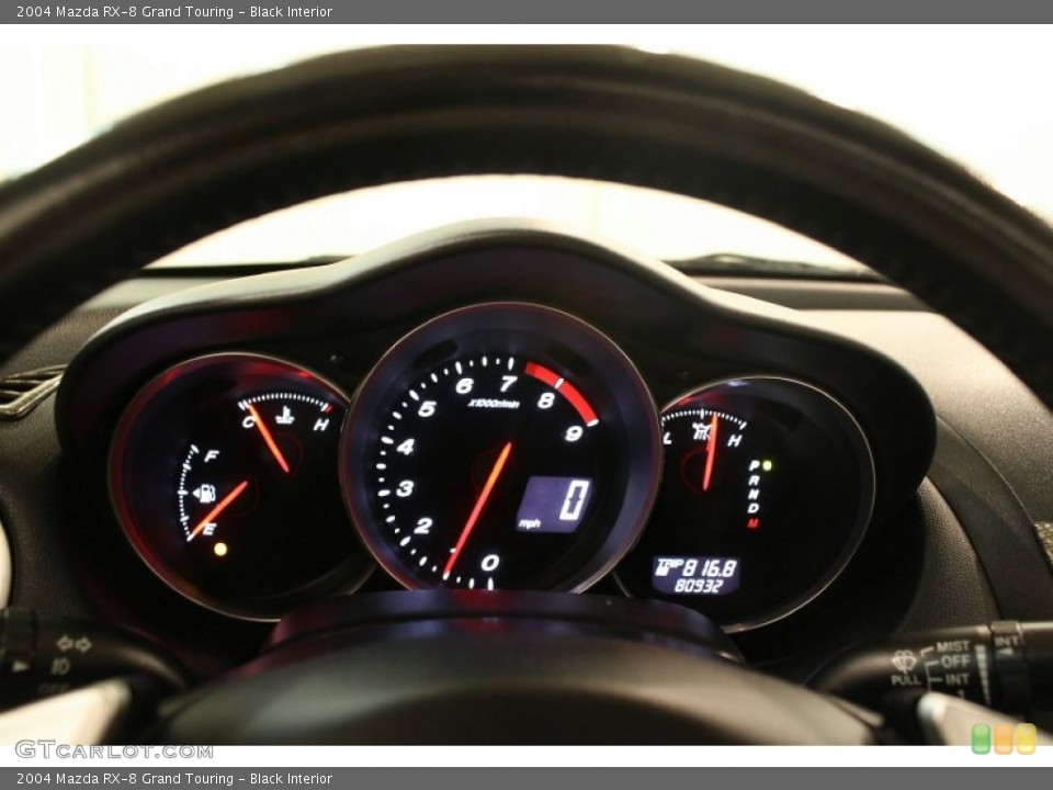 Black Interior Gauges for the 2004 Mazda RX-8 Grand Touring #79931467
