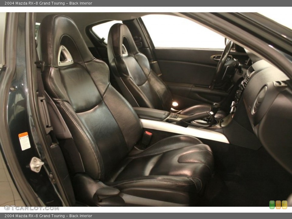 Black Interior Front Seat for the 2004 Mazda RX-8 Grand Touring #79931557