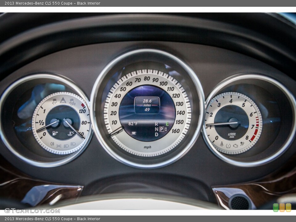 Black Interior Gauges for the 2013 Mercedes-Benz CLS 550 Coupe #79932733