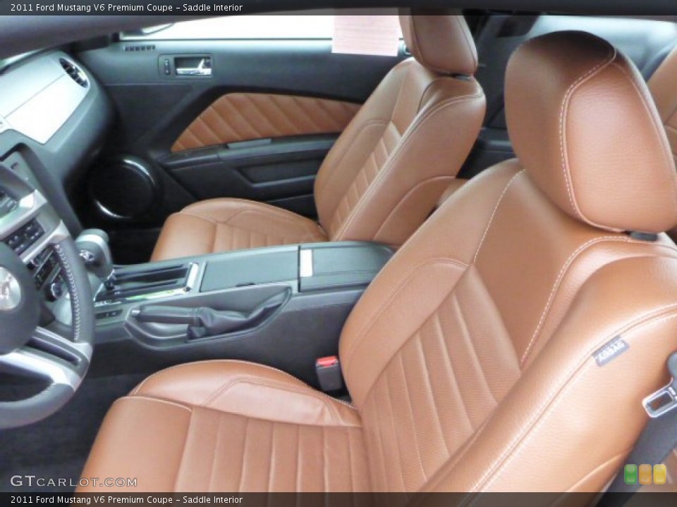 Saddle Interior Photo for the 2011 Ford Mustang V6 Premium Coupe #79936612