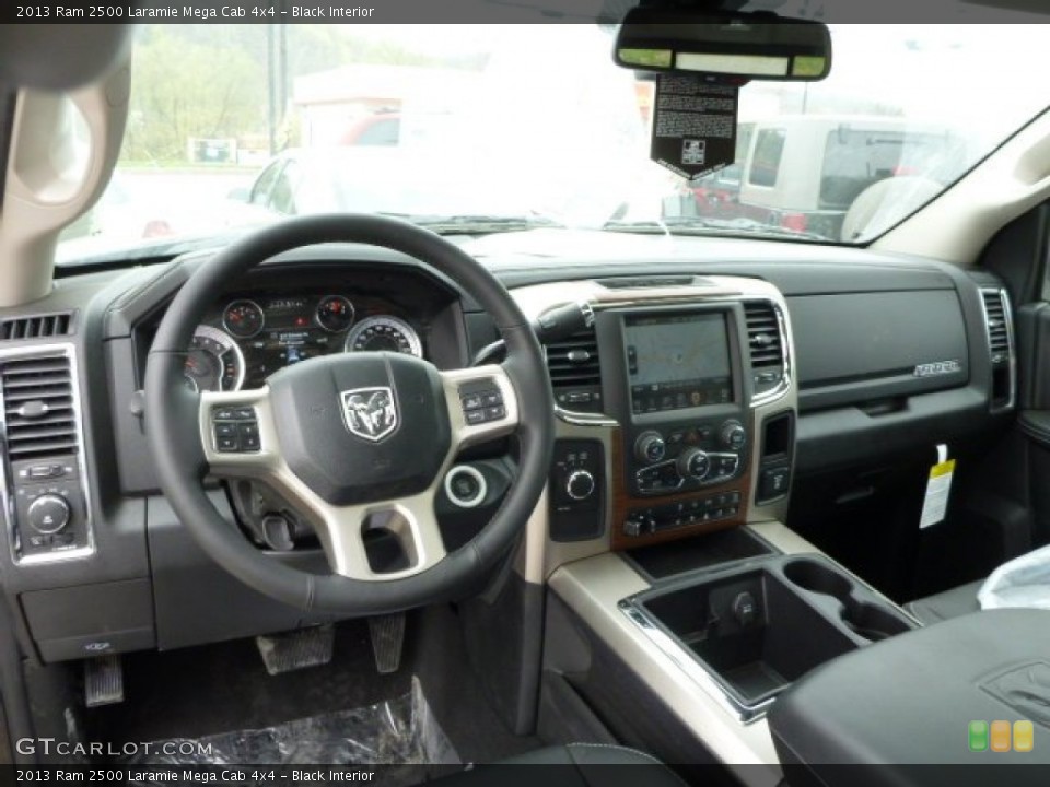 Black Interior Dashboard for the 2013 Ram 2500 Laramie Mega Cab 4x4 #79942564