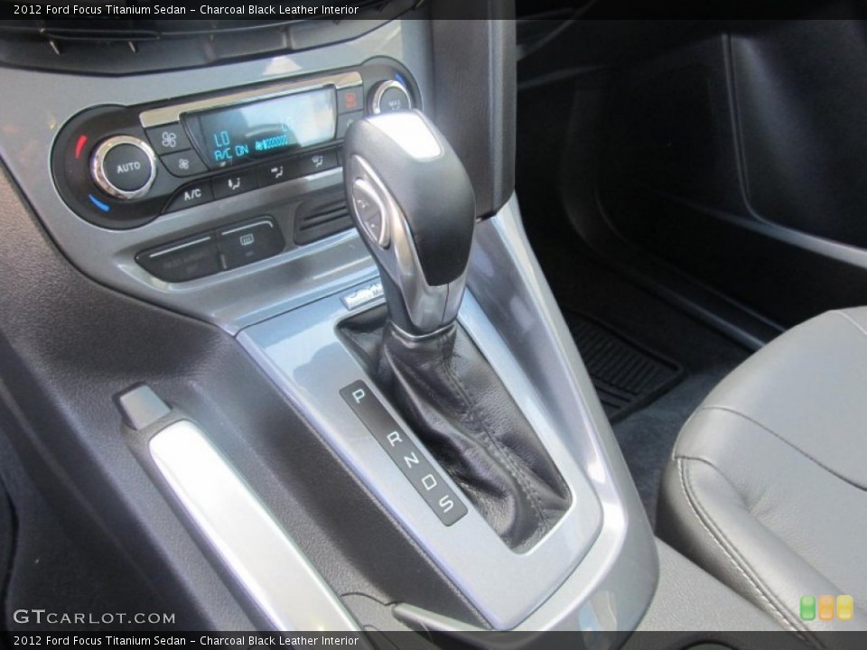 Charcoal Black Leather Interior Transmission for the 2012 Ford Focus Titanium Sedan #79944463