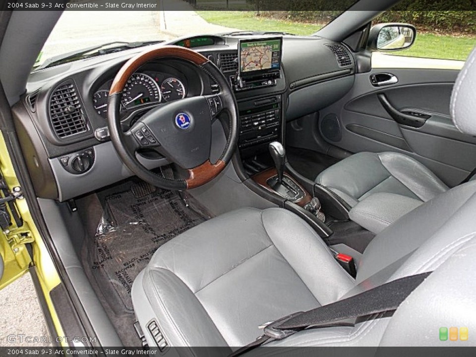 Slate Gray 2004 Saab 9-3 Interiors