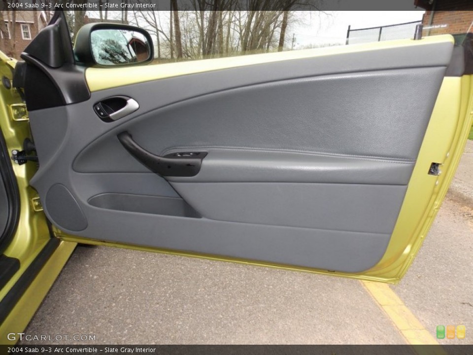 Slate Gray Interior Door Panel for the 2004 Saab 9-3 Arc Convertible #79944600