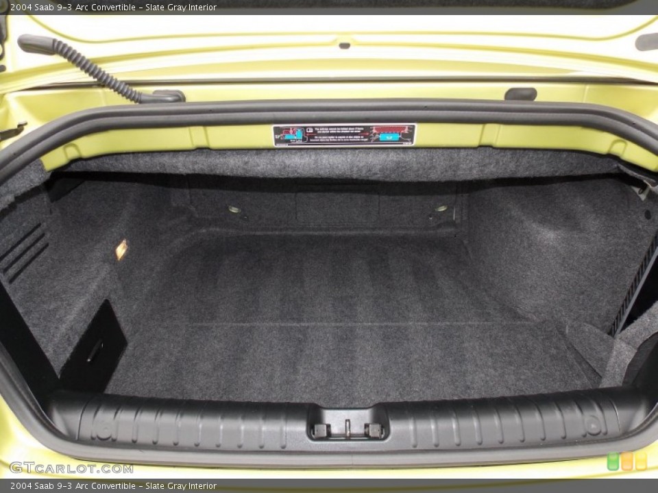 Slate Gray Interior Trunk for the 2004 Saab 9-3 Arc Convertible #79944755