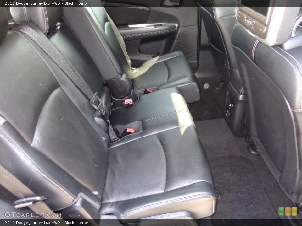Black Interior Rear Seat for the 2011 Dodge Journey Lux AWD #79944964