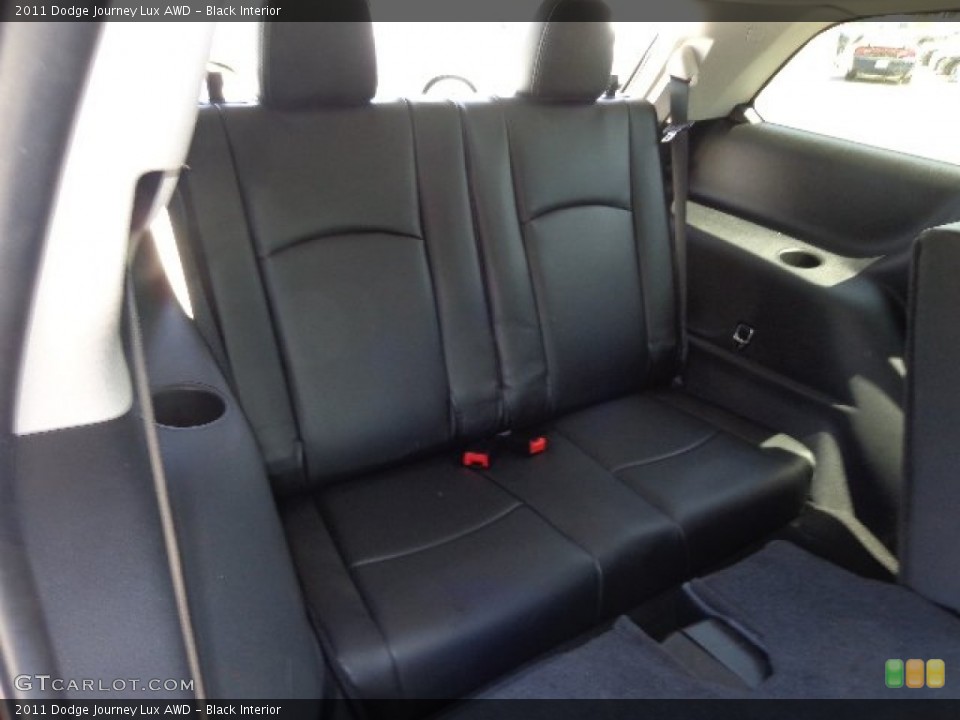 Black Interior Rear Seat for the 2011 Dodge Journey Lux AWD #79944973