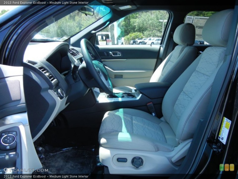 Medium Light Stone Interior Photo for the 2013 Ford Explorer EcoBoost #79952296