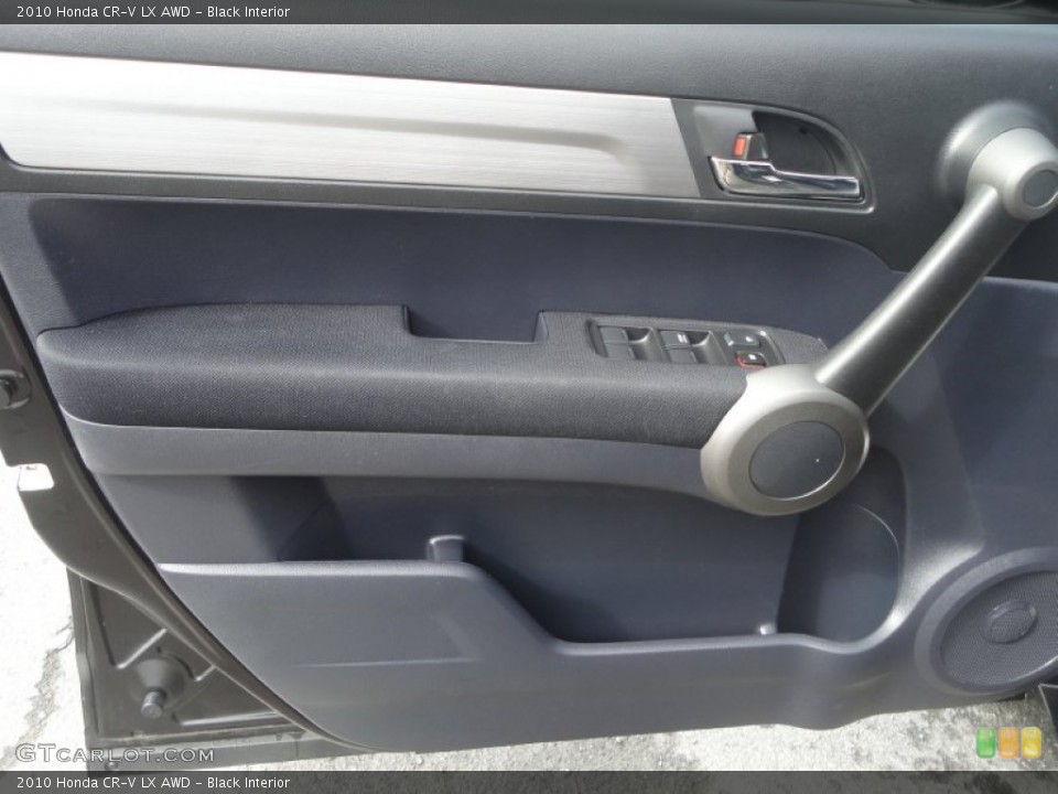Black Interior Door Panel for the 2010 Honda CR-V LX AWD #79953825