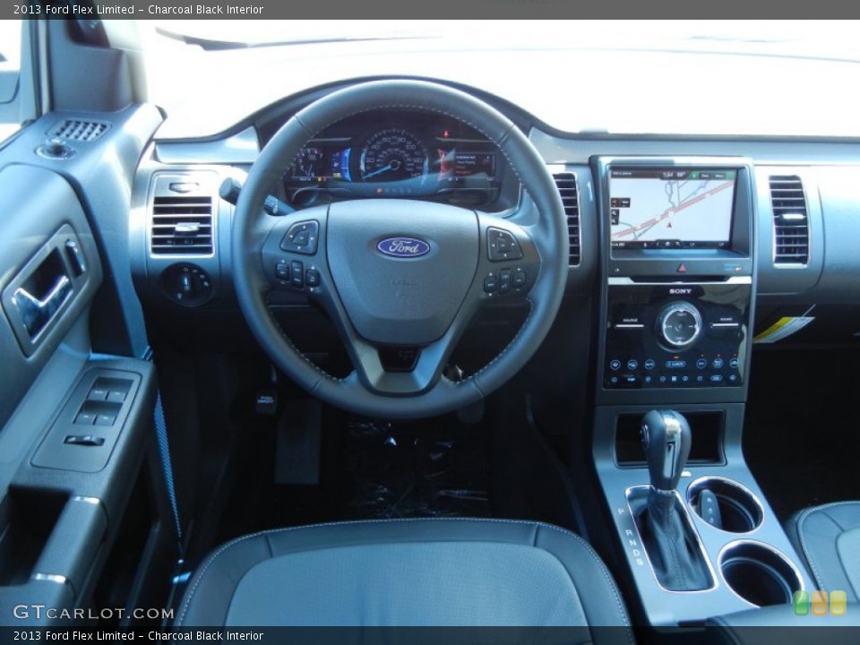 Charcoal Black Interior Dashboard for the 2013 Ford Flex Limited #79953888