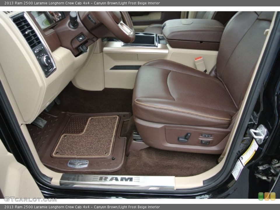 Canyon Brown/Light Frost Beige Interior Photo for the 2013 Ram 2500 Laramie Longhorn Crew Cab 4x4 #79954770