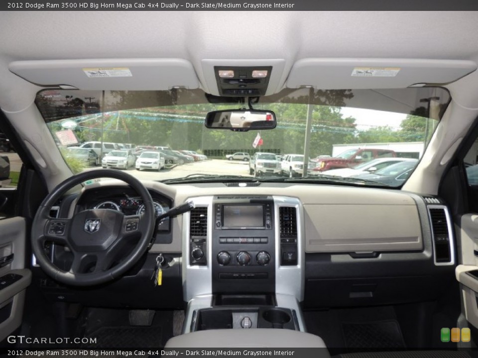Dark Slate/Medium Graystone Interior Dashboard for the 2012 Dodge Ram 3500 HD Big Horn Mega Cab 4x4 Dually #79955177