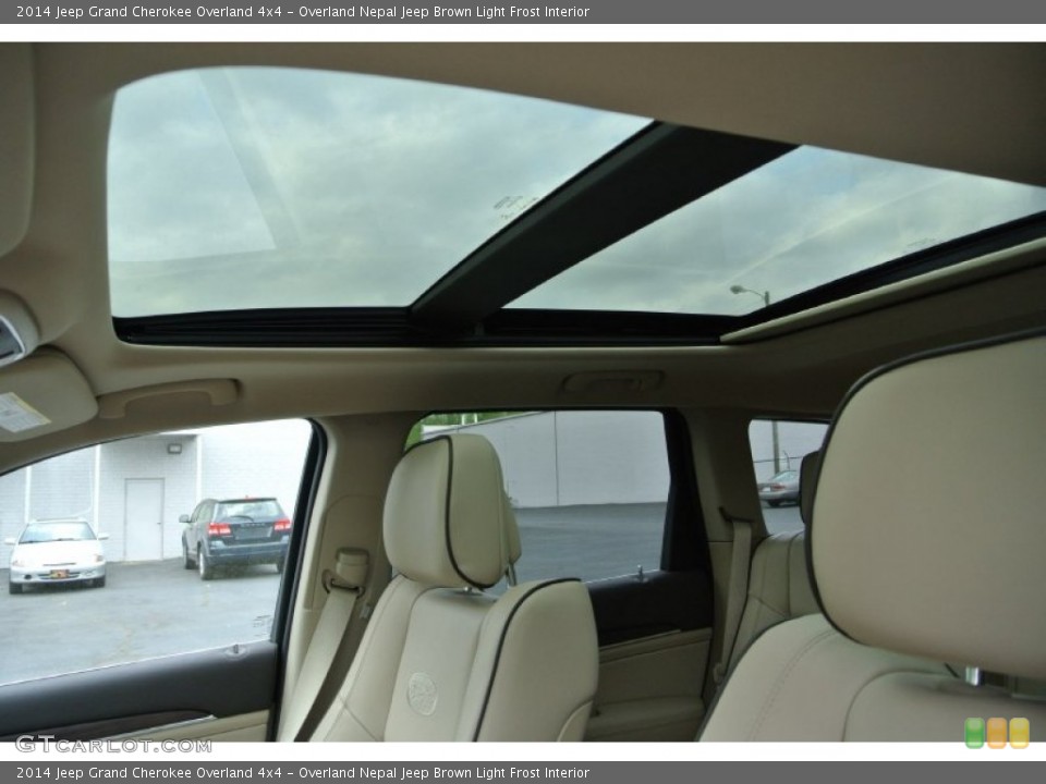 Overland Nepal Jeep Brown Light Frost Interior Sunroof for the 2014 Jeep Grand Cherokee Overland 4x4 #79955808