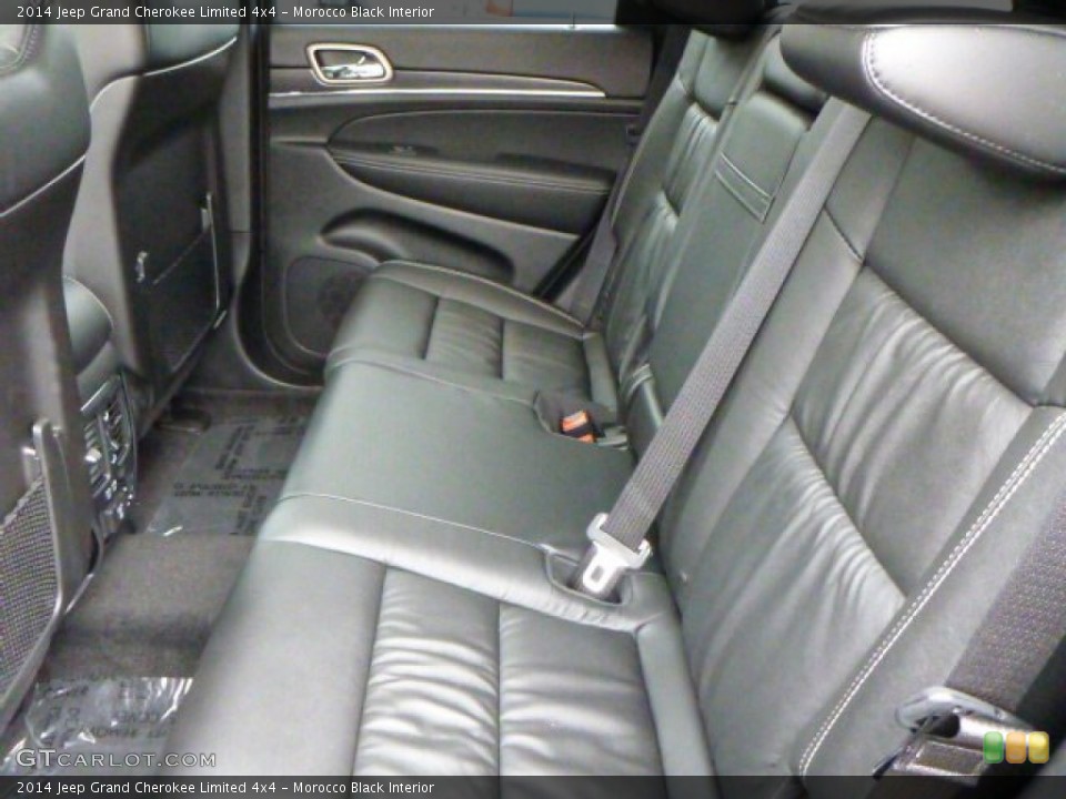 Morocco Black Interior Rear Seat for the 2014 Jeep Grand Cherokee Limited 4x4 #79955930