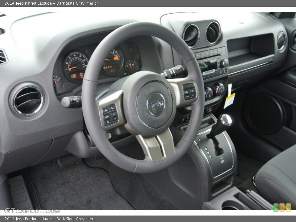 Dark Slate Gray Interior Dashboard for the 2014 Jeep Patriot Latitude #79956615
