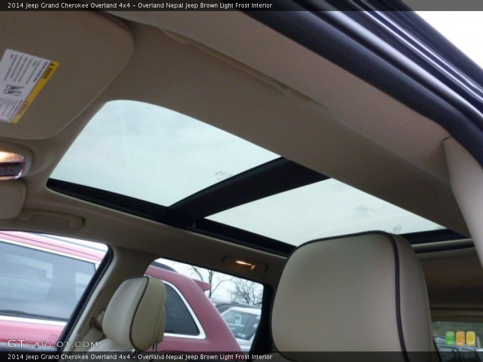 Overland Nepal Jeep Brown Light Frost Interior Sunroof for the 2014 Jeep Grand Cherokee Overland 4x4 #79956830