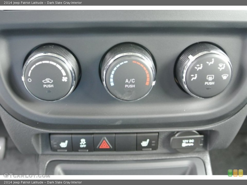 Dark Slate Gray Interior Controls for the 2014 Jeep Patriot Latitude #79957417