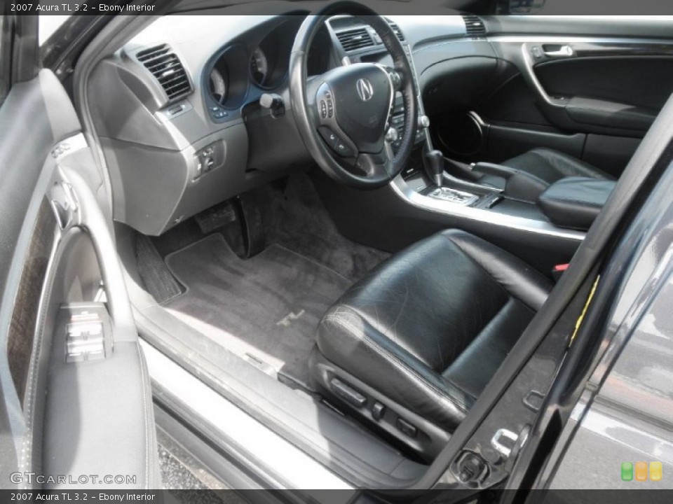 Ebony 2007 Acura TL Interiors