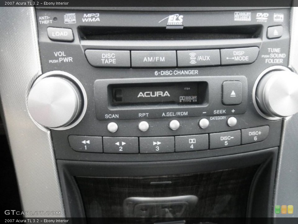 Ebony Interior Audio System for the 2007 Acura TL 3.2 #79957628