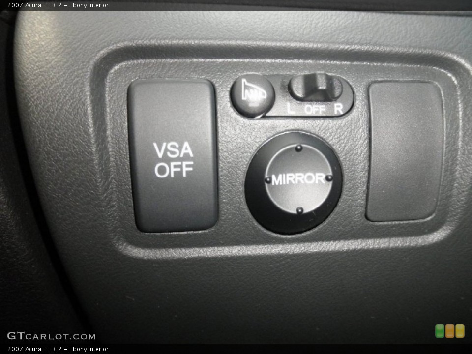 Ebony Interior Controls for the 2007 Acura TL 3.2 #79957796