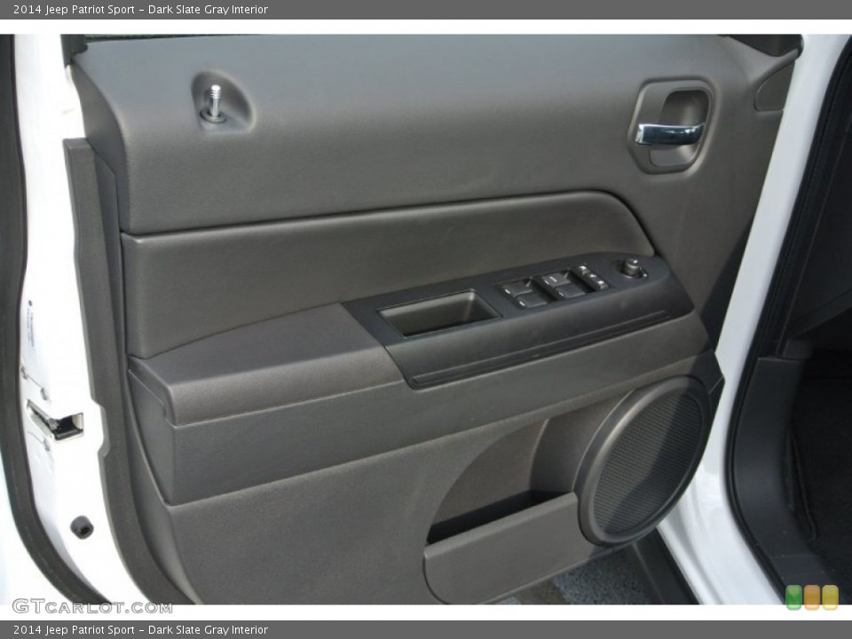 Dark Slate Gray Interior Door Panel for the 2014 Jeep Patriot Sport #79957845