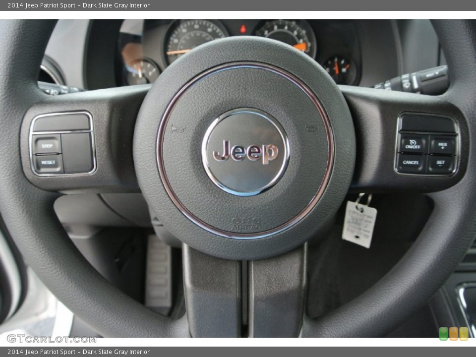 Dark Slate Gray Interior Steering Wheel for the 2014 Jeep Patriot Sport #79957918
