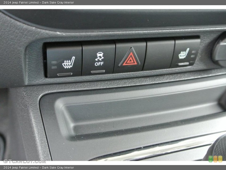 Dark Slate Gray Interior Controls for the 2014 Jeep Patriot Limited #79958325