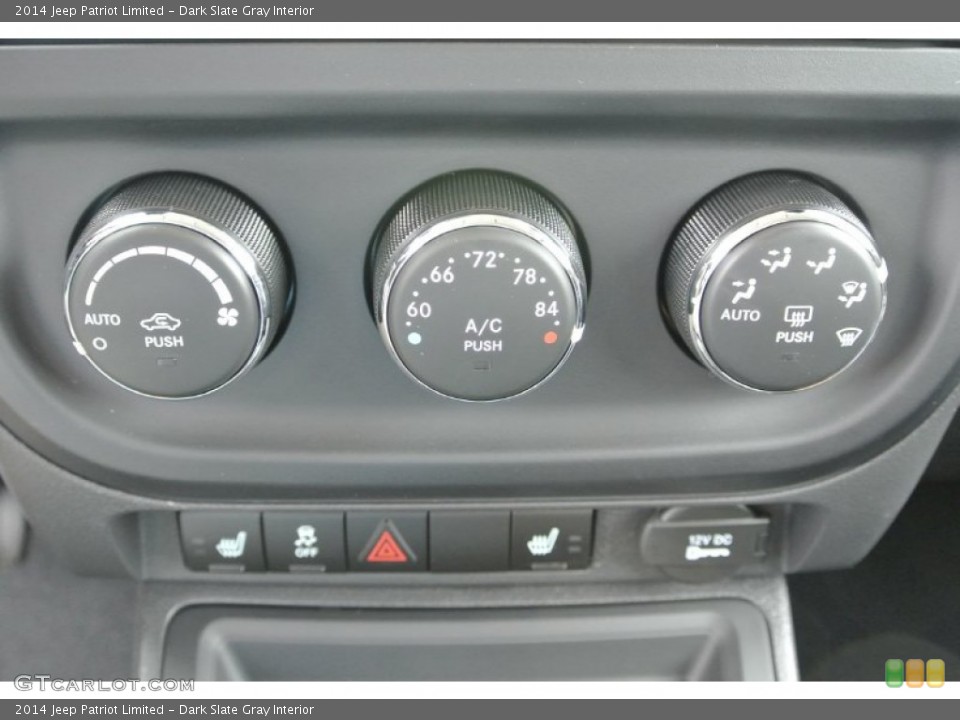 Dark Slate Gray Interior Controls for the 2014 Jeep Patriot Limited #79958348