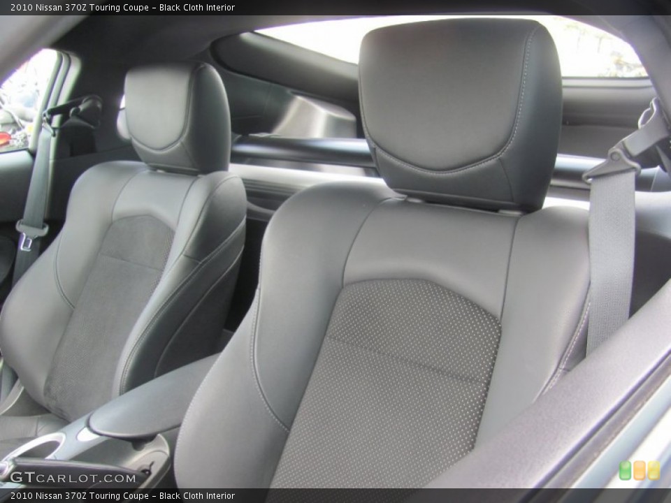 Black Cloth Interior Front Seat for the 2010 Nissan 370Z Touring Coupe #79959644