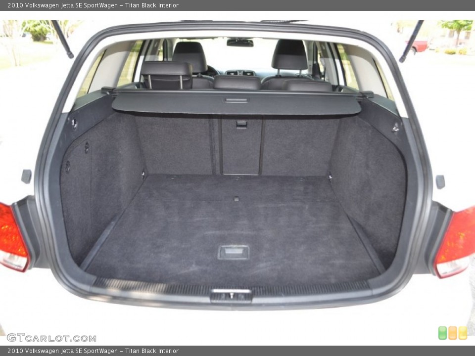 Titan Black Interior Trunk for the 2010 Volkswagen Jetta SE SportWagen #79960124