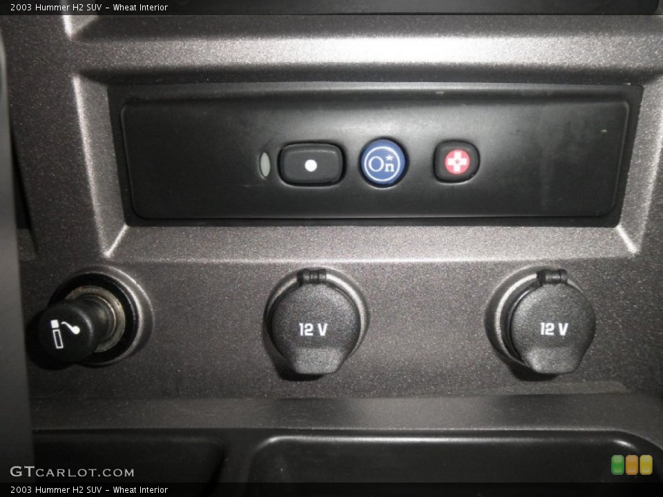Wheat Interior Controls for the 2003 Hummer H2 SUV #79961498