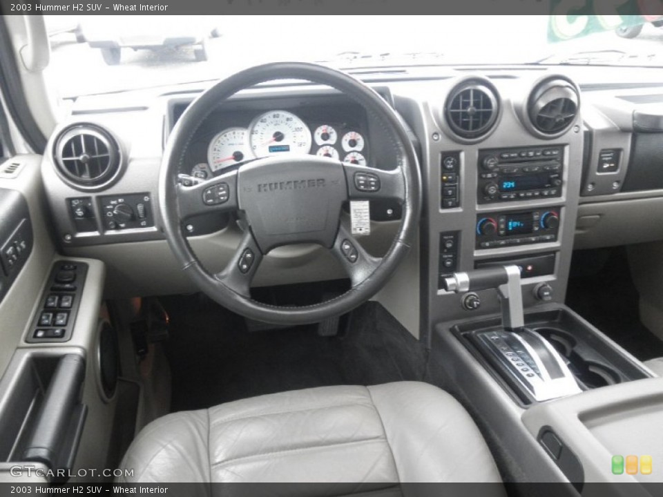 Wheat Interior Dashboard for the 2003 Hummer H2 SUV #79961648