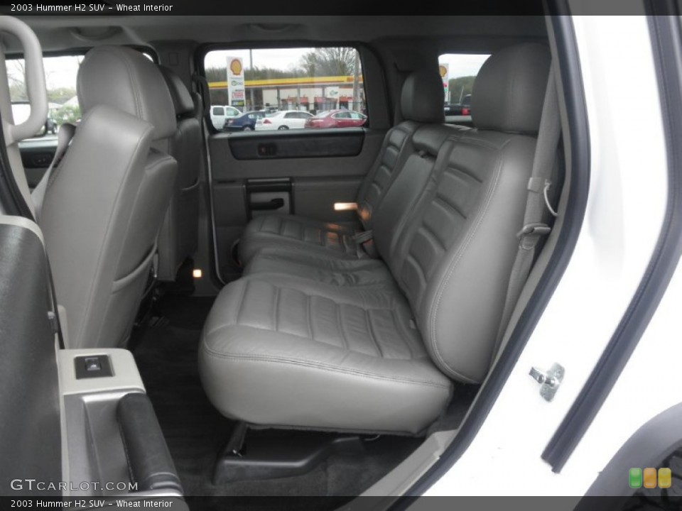 Wheat Interior Rear Seat for the 2003 Hummer H2 SUV #79961687