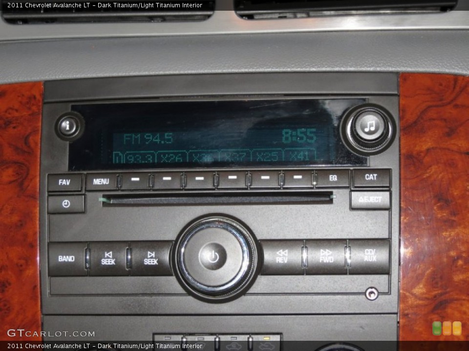 Dark Titanium/Light Titanium Interior Audio System for the 2011 Chevrolet Avalanche LT #79962308