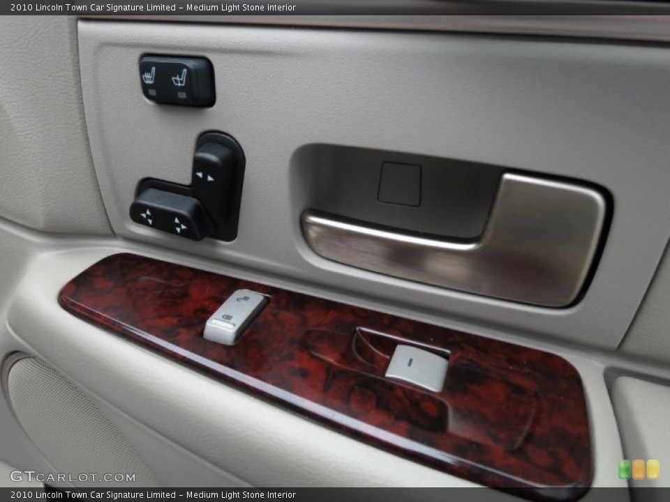 Medium Light Stone Interior Controls for the 2010 Lincoln Town Car Signature Limited #79962818