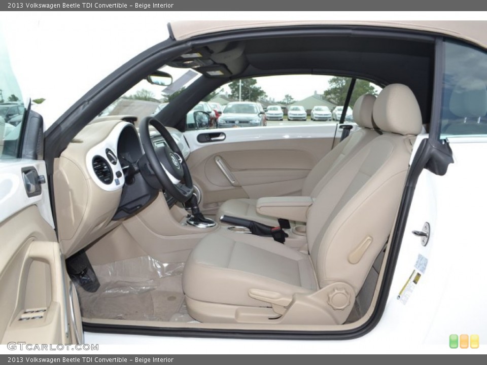 Beige Interior Photo for the 2013 Volkswagen Beetle TDI Convertible #79963891