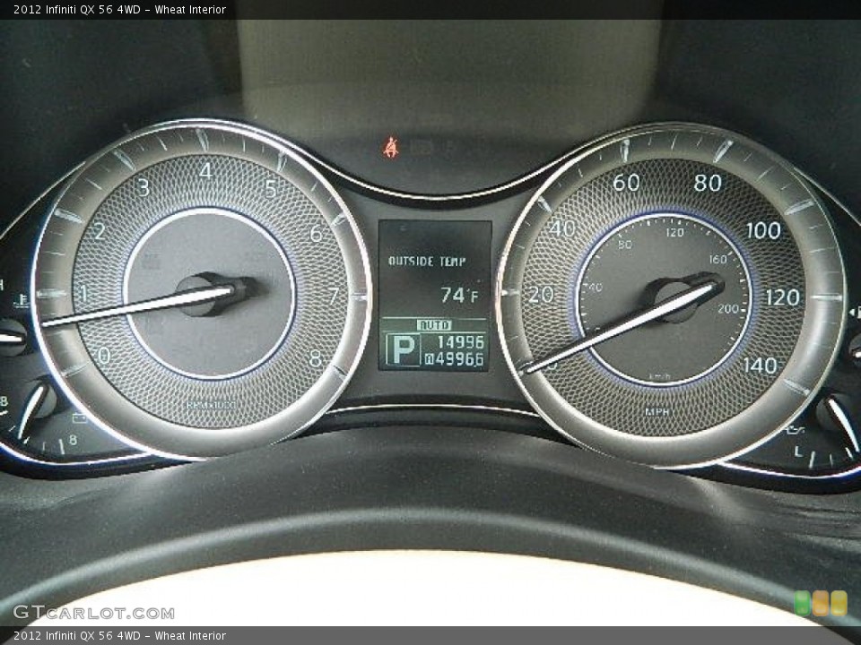 Wheat Interior Gauges for the 2012 Infiniti QX 56 4WD #79965739