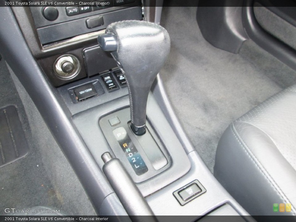 Charcoal Interior Transmission for the 2001 Toyota Solara SLE V6 Convertible #79966643