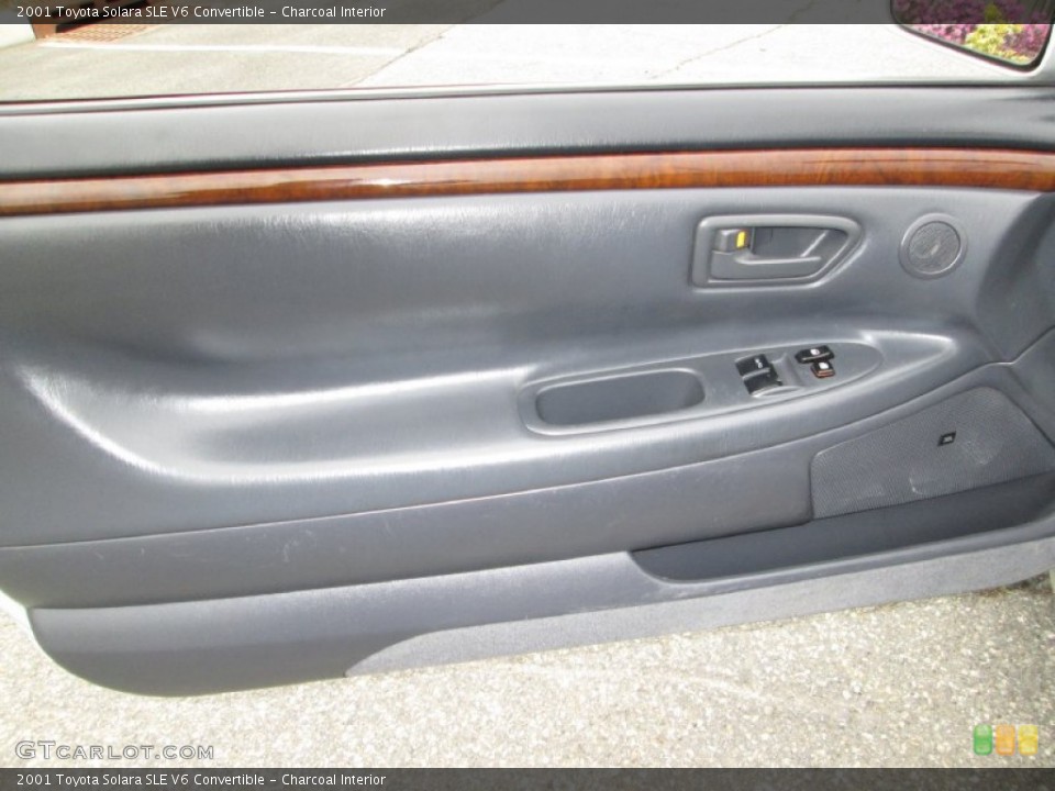 Charcoal Interior Door Panel for the 2001 Toyota Solara SLE V6 Convertible #79966745