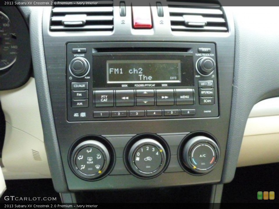 Ivory Interior Controls for the 2013 Subaru XV Crosstrek 2.0 Premium #79966867