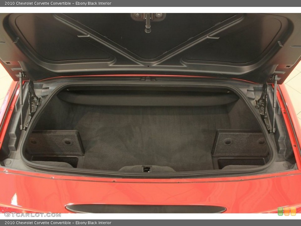 Ebony Black Interior Trunk for the 2010 Chevrolet Corvette Convertible #79966930