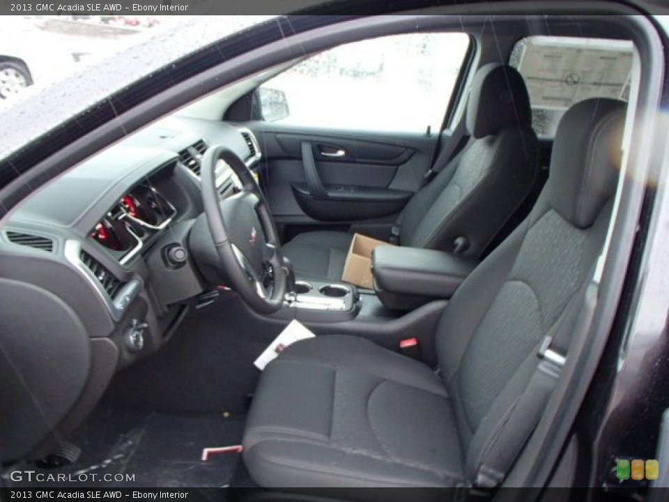 Ebony Interior Photo for the 2013 GMC Acadia SLE AWD #79967512
