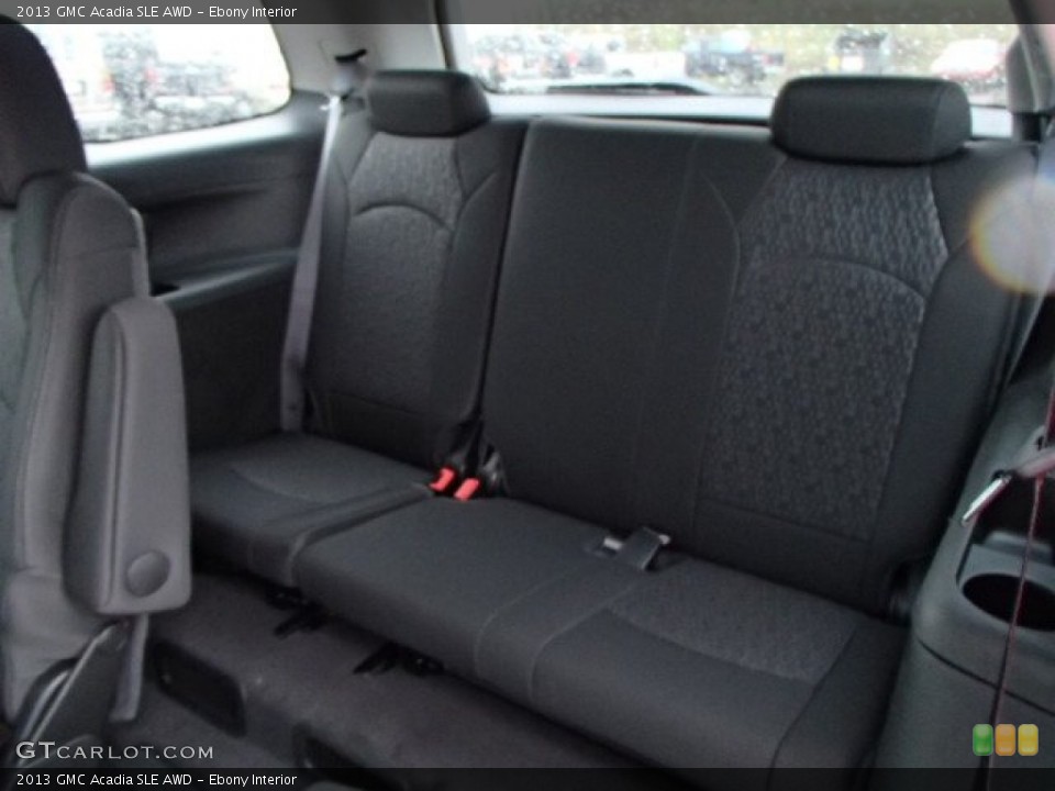 Ebony Interior Rear Seat for the 2013 GMC Acadia SLE AWD #79967566