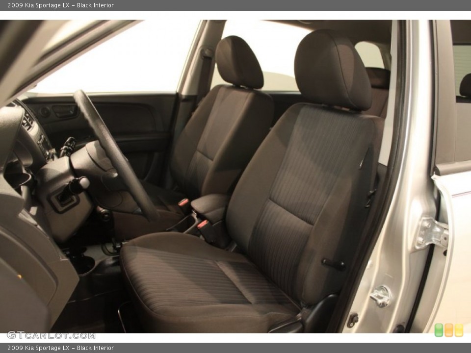 Black Interior Front Seat for the 2009 Kia Sportage LX #79968445
