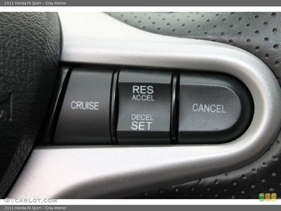 Gray Interior Controls for the 2011 Honda Fit Sport #79972055