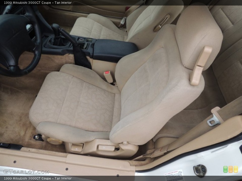 Tan Interior Front Seat for the 1999 Mitsubishi 3000GT Coupe #79974258