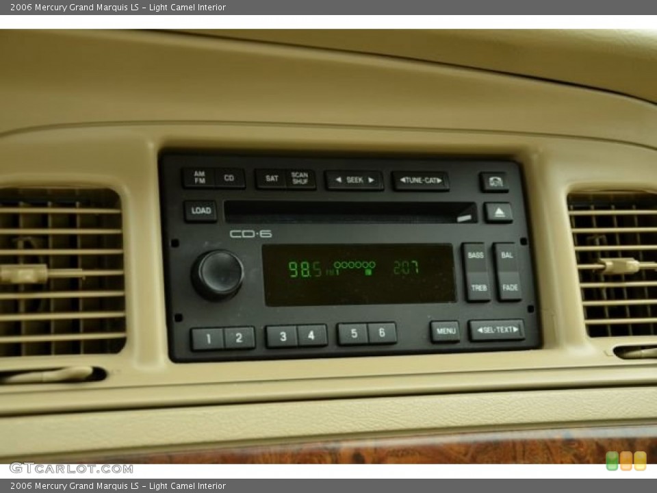 Light Camel Interior Audio System for the 2006 Mercury Grand Marquis LS #79976210