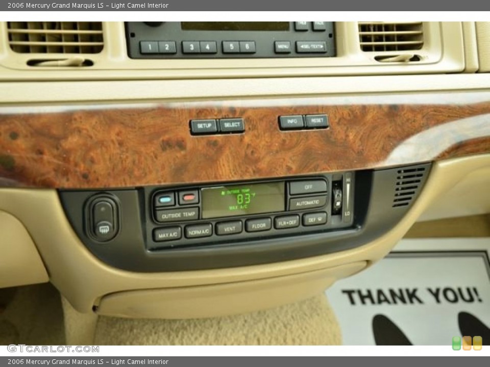 Light Camel Interior Controls for the 2006 Mercury Grand Marquis LS #79976228