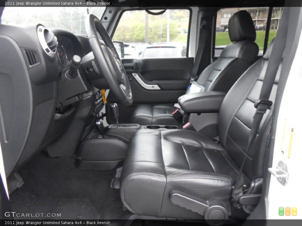 Black Interior Photo for the 2011 Jeep Wrangler Unlimited Sahara 4x4 #79976750