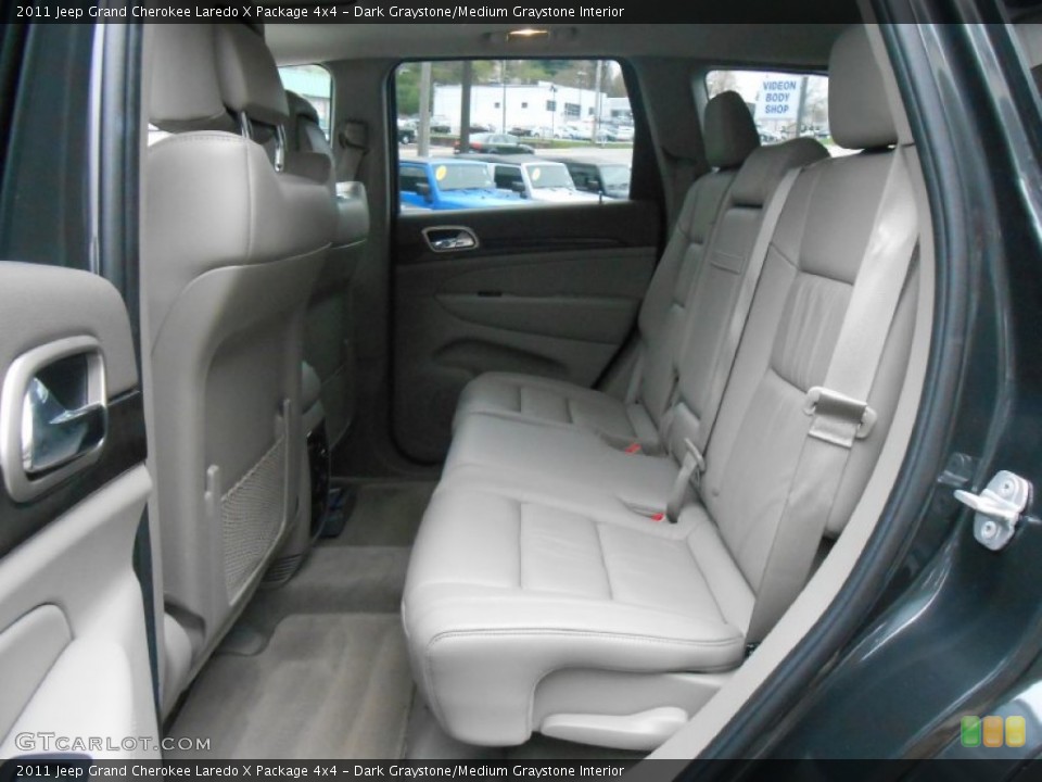 Dark Graystone/Medium Graystone Interior Rear Seat for the 2011 Jeep Grand Cherokee Laredo X Package 4x4 #79977503